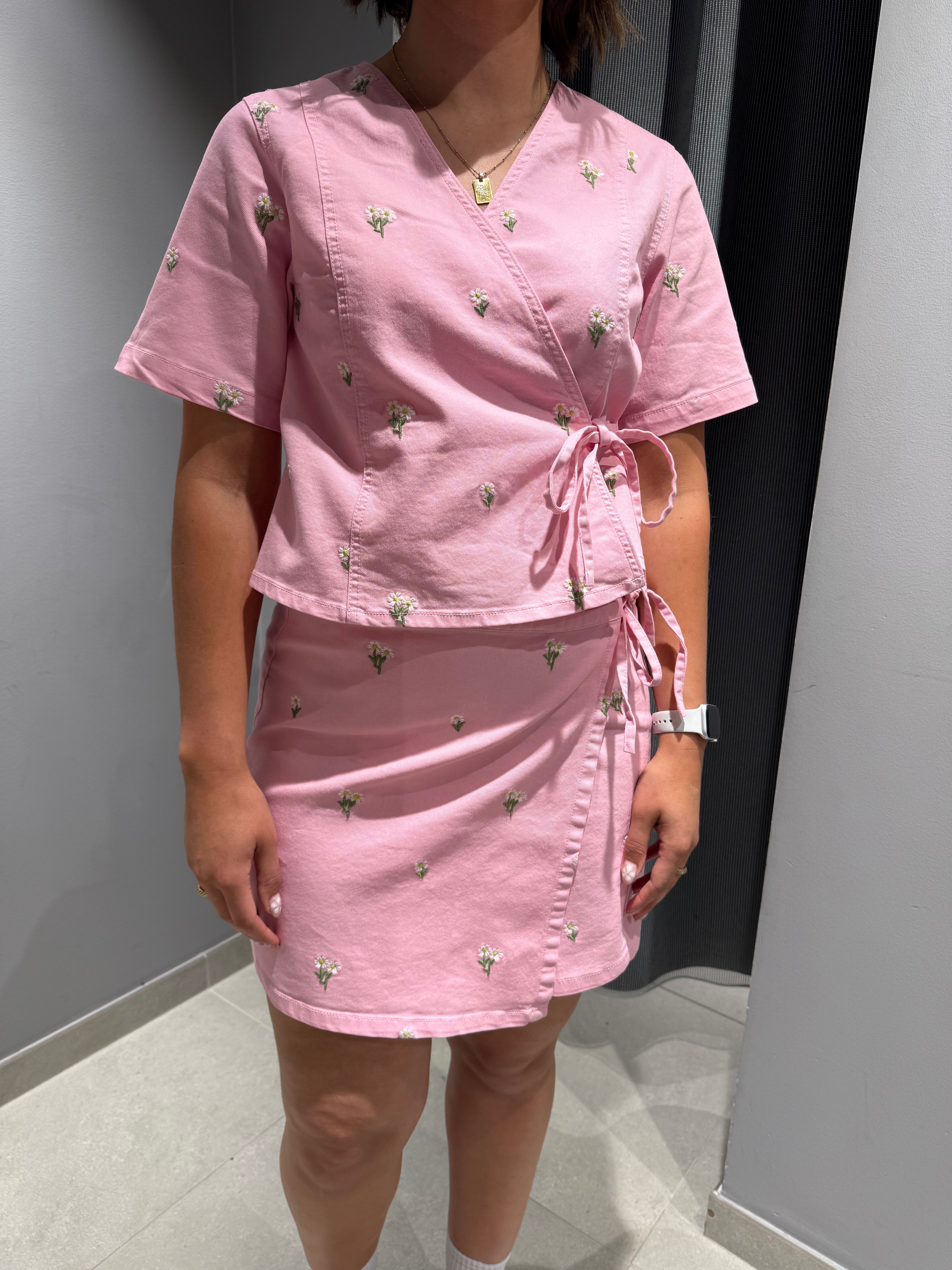 PCFLORA Mini Skirt - Roseate Spoonbill